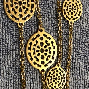 NWOT gold long chain necklace.